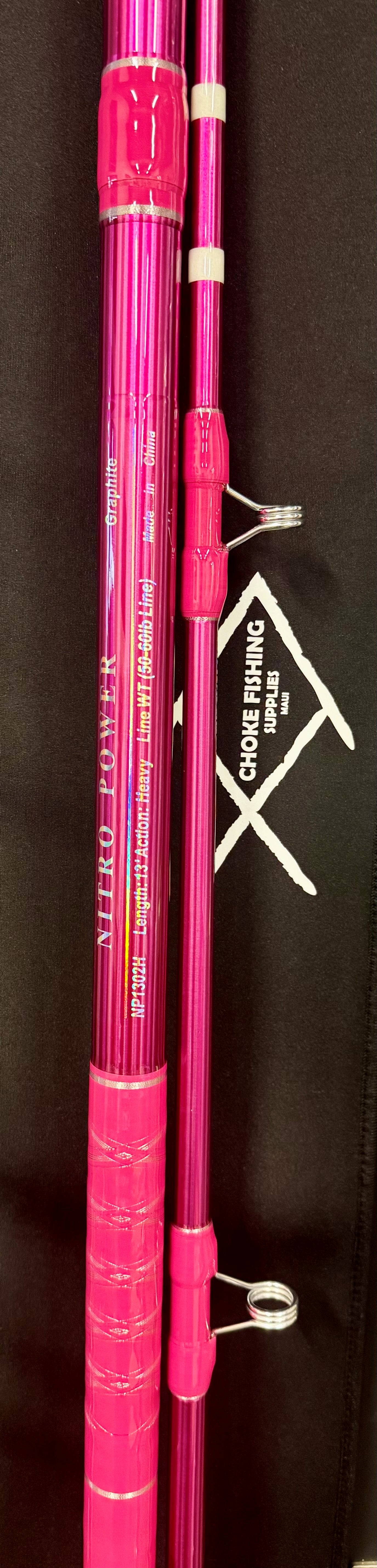 NITRO HEAVY ULUA PINK NAZGA | Choke Fishing Supplies LLC.