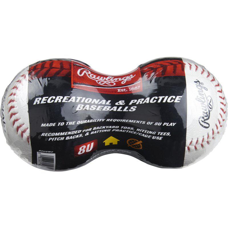 Rawlings Youth (8U) Recreational Baseballs 2pk | Choke Fishing